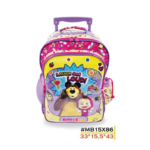 MOCHILA CON RUEDA MASHA & THE BEAR