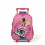 MOCHILA C/RUEDA MARIO BROS PRINCES (TAM P)