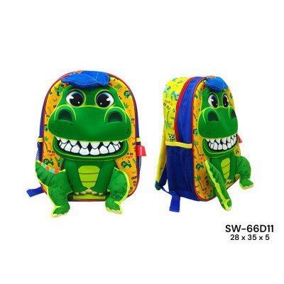 MOCHILA DE ESPALDA DINO 3D (M)