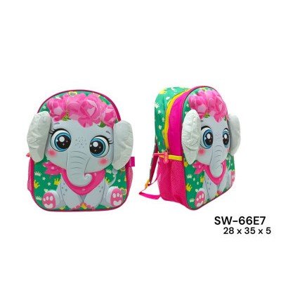MOCHILA DE ESPALDA ELEFANTE 3D (M)
