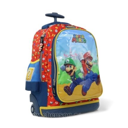 MOCHILA CON RUEDA MARIO BROS