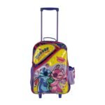 MOCHILA CON RUEDA STITCH LILA (G)