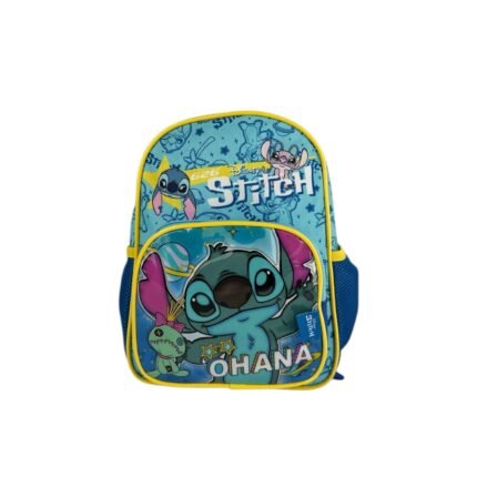 MOCHILA DE ESPALDA STITCH AZUL (P)