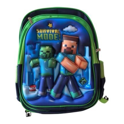 MOCHILA DE ESPALDA MINECRAFT