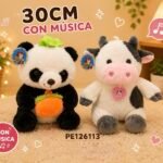 PELUCHE PANDA Y VACA 30CM