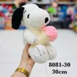 PELUCHE SNOOPY C/ HELADO-30CM