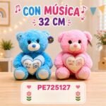 PELUCHE C/ CORAZÓN (32cm)