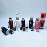 TERMO 1L + GUAMPA 160ML (NEGRO)