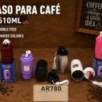 VASO P/ CAFÉ 510ML(PLATEADO)